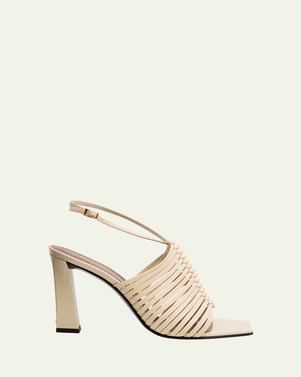 Giuseppe Zanotti Maya Strappy Leather Block-Heel Sandals
