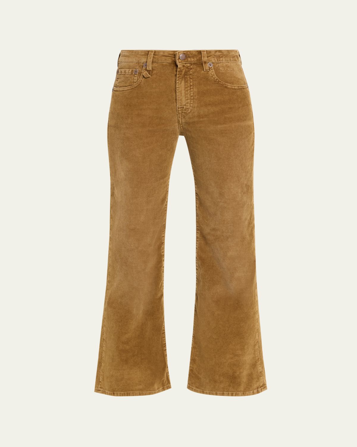 R13 Joan Kick-Flare Corduroy Ankle Jeans