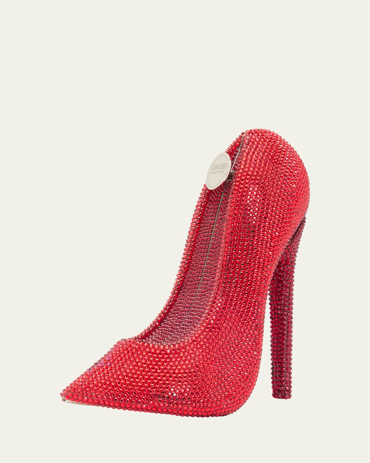 Judith Leiber Couture Crystal Stiletto Clutch Bag