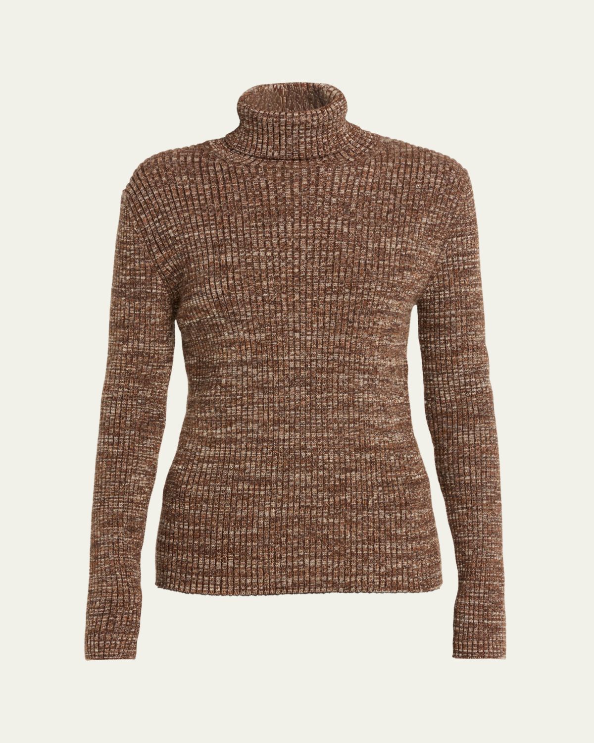 Loro Piana Banff Cashmere Ribbed Turtleneck Sweater
