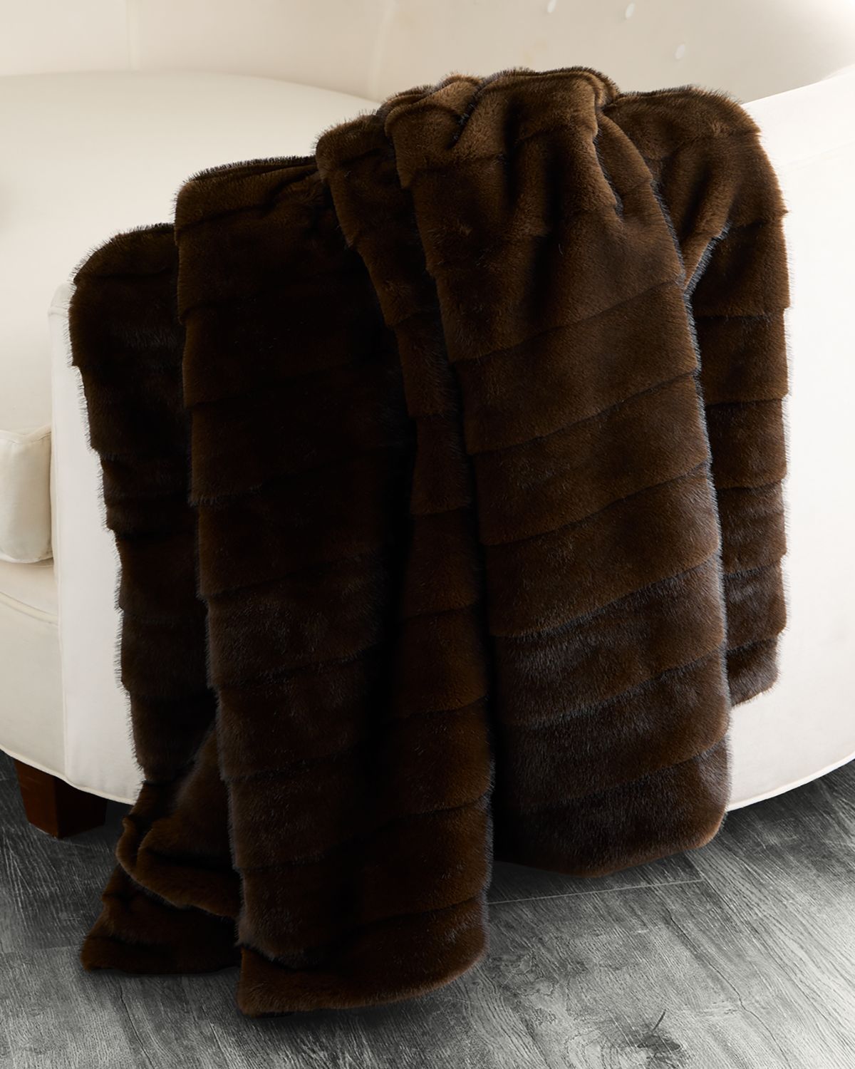 Lyla Grant Faux Mink Throw, 60" x 72"