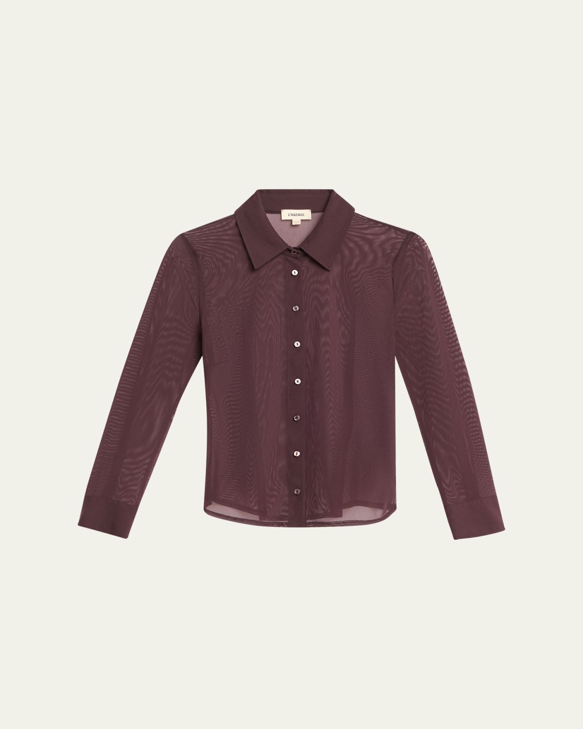 L'Agence Indiana Fitted Mesh Blouse