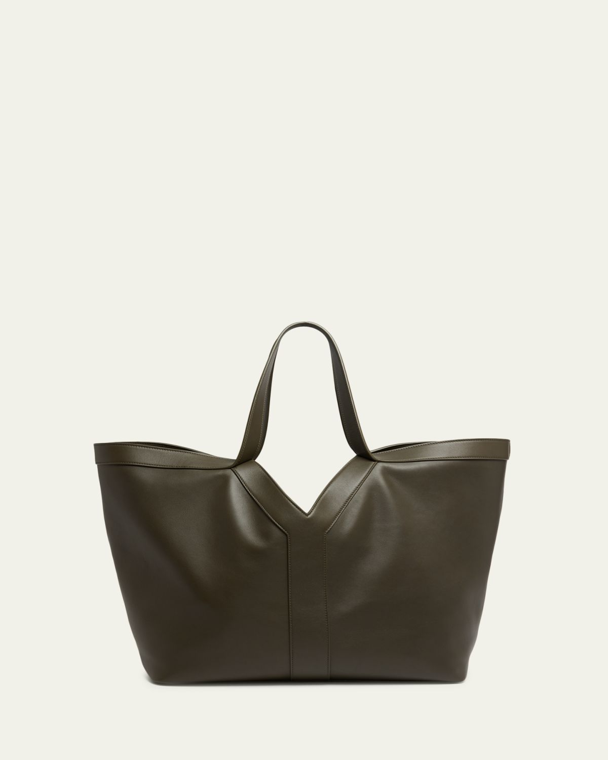 Saint Laurent Y Stitch Tote Bag in Calfskin Leather