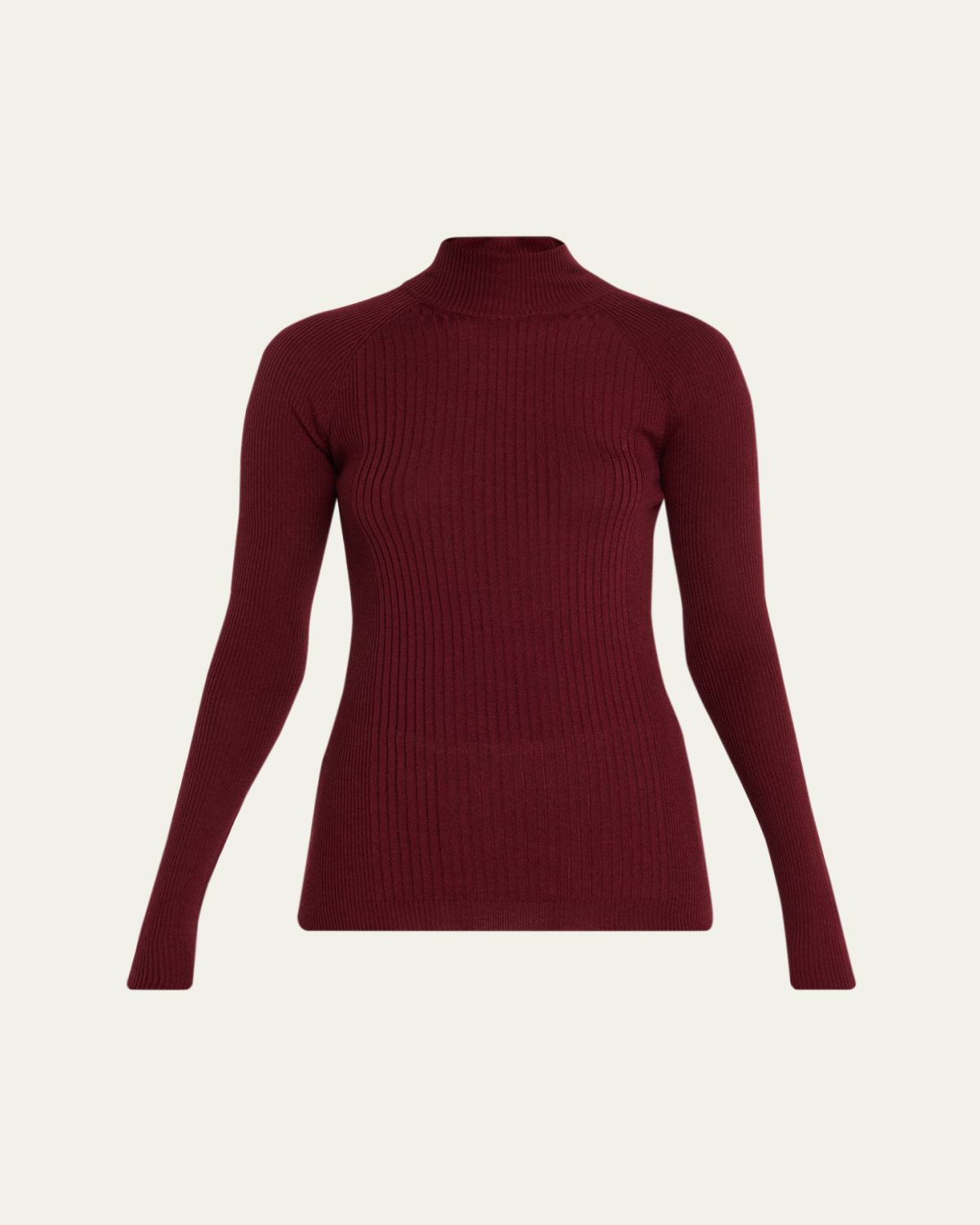 SaSuPhi Lupetto Turtleneck Cashmere Rib Sweater