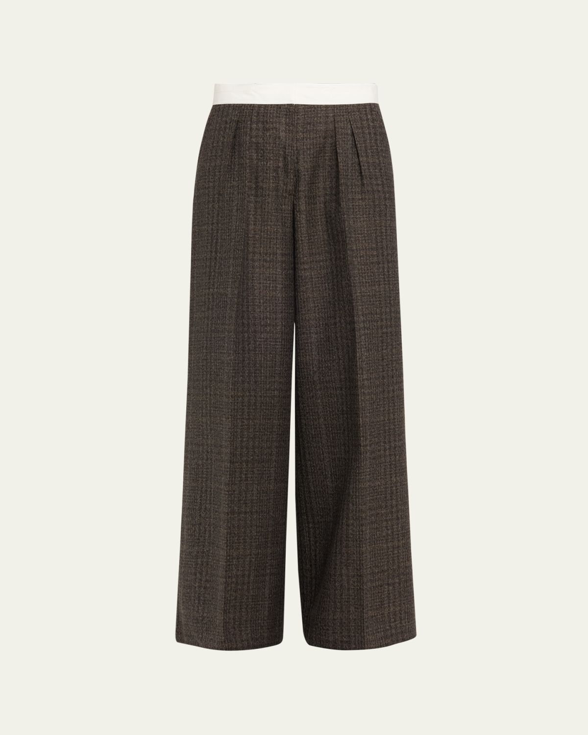 Officine Generale Elia Plaid Italian Wool Trousers