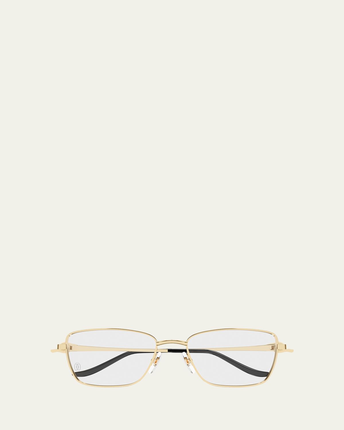 Cartier Panthere Classic 55mm Square Metal Optical Glasses
