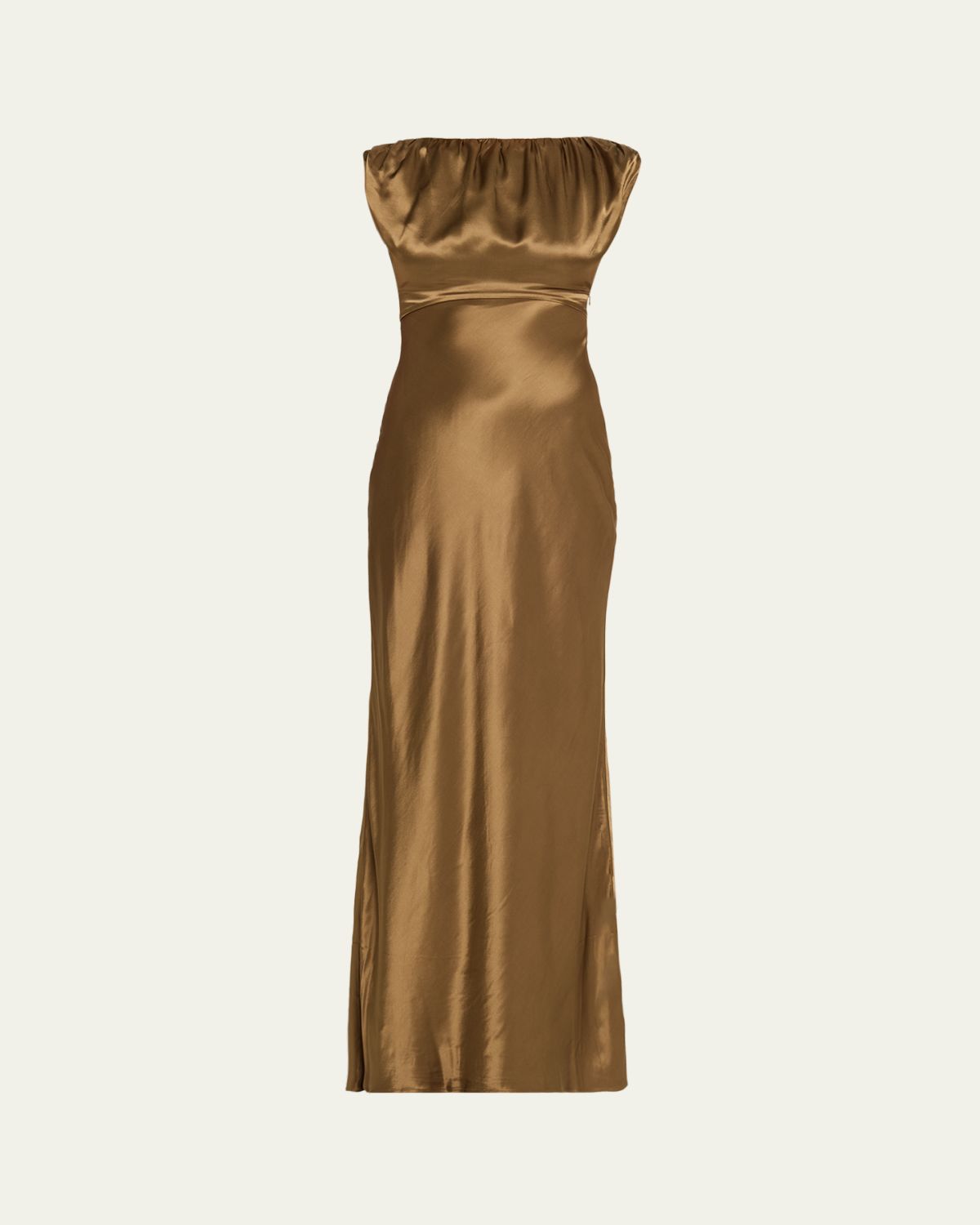 Anna Quan Ophelia Satin Column Dress