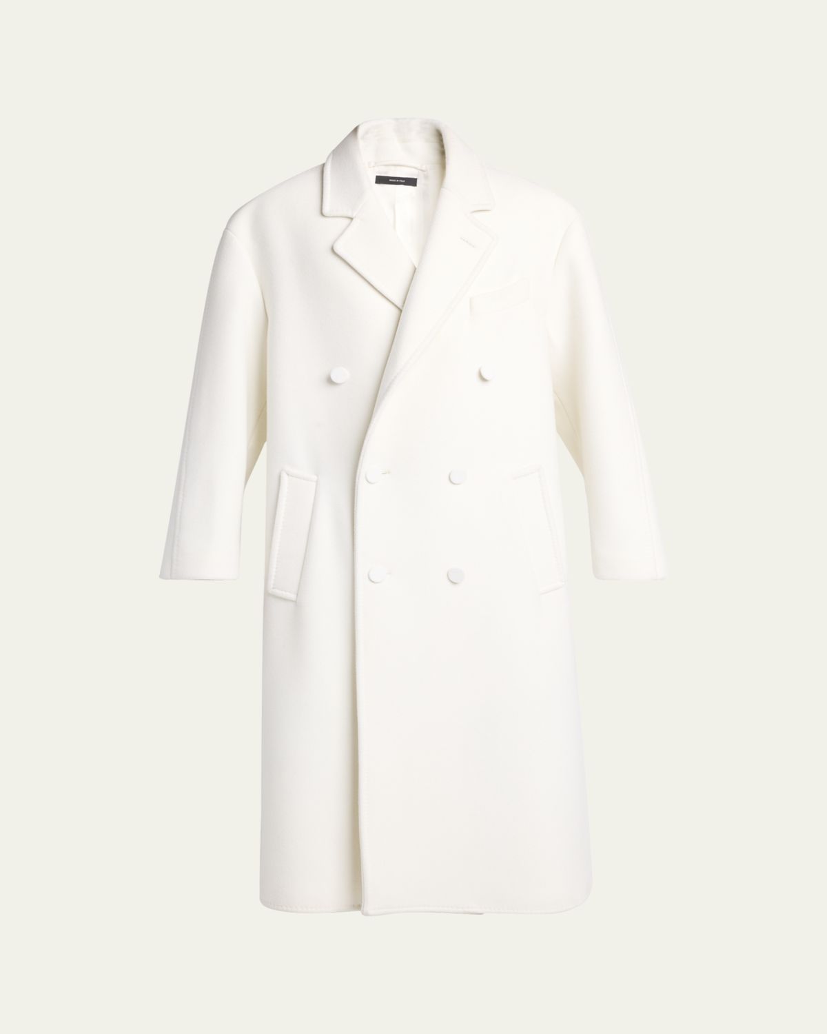 TOM FORD Men 's Double Splittable Cashmere Double-Breasted Overcoat