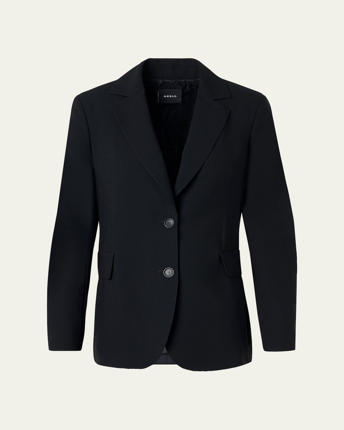 Akris Malik Cool Wool Single-Breasted Jacket