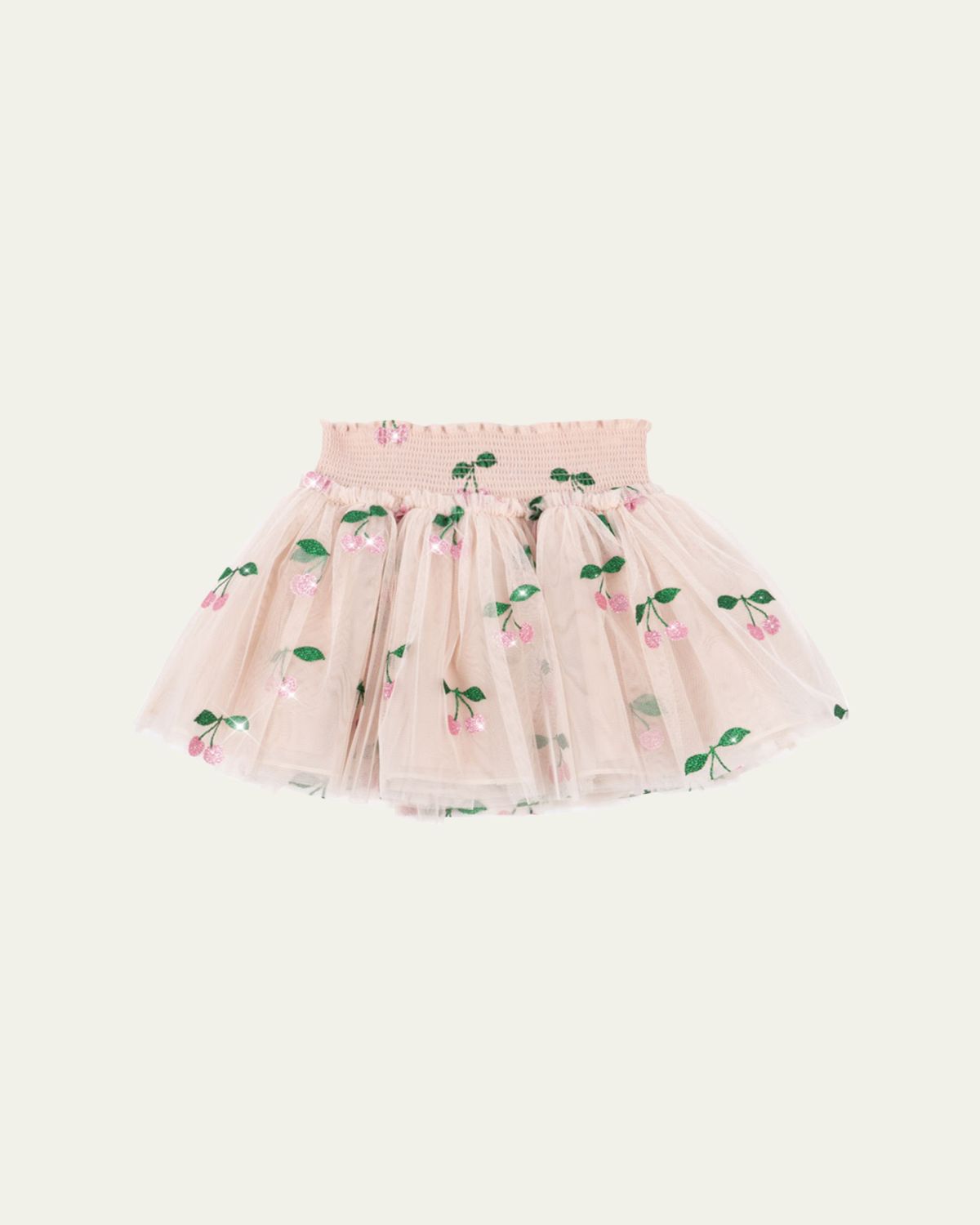 Konges Slojd Girl's Smocked Sequin Tulle Skirt, Size 3M-6
