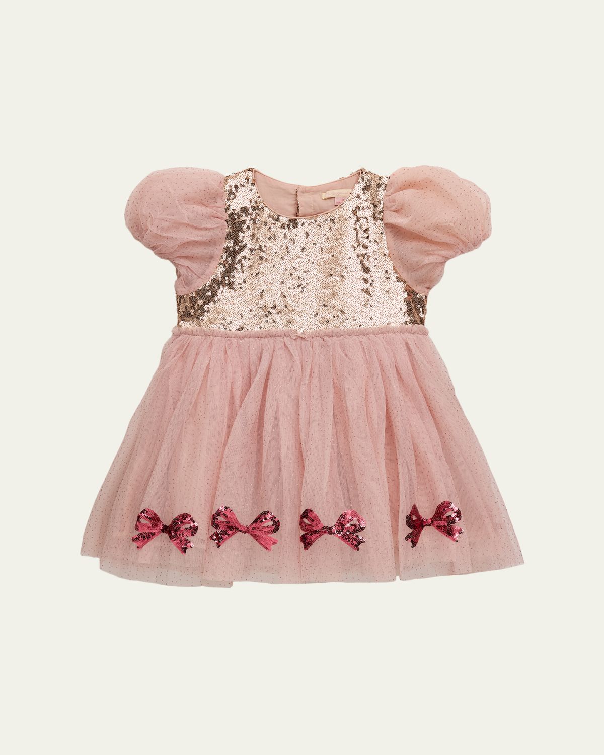 Konges Slojd Girl 's Mei Sequined-Bodice Tulle Dress, Size 18M-8