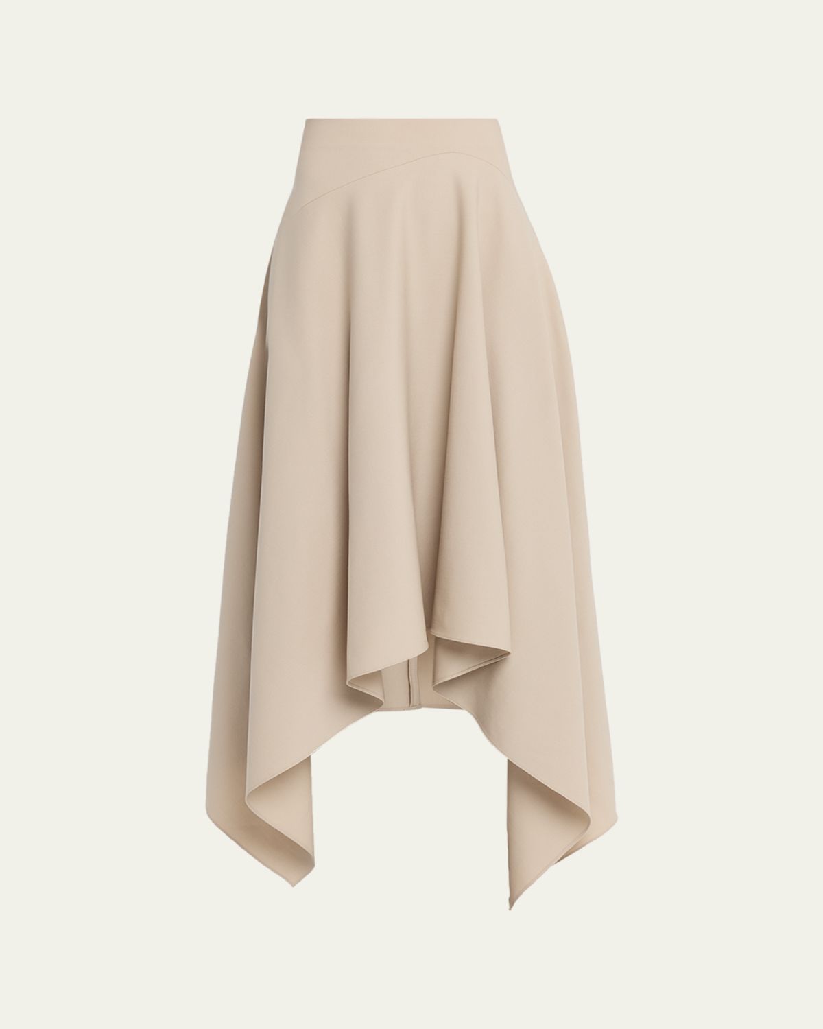 Lafayette 148 New York Handkerchief Wool Suiting Maxi Skirt