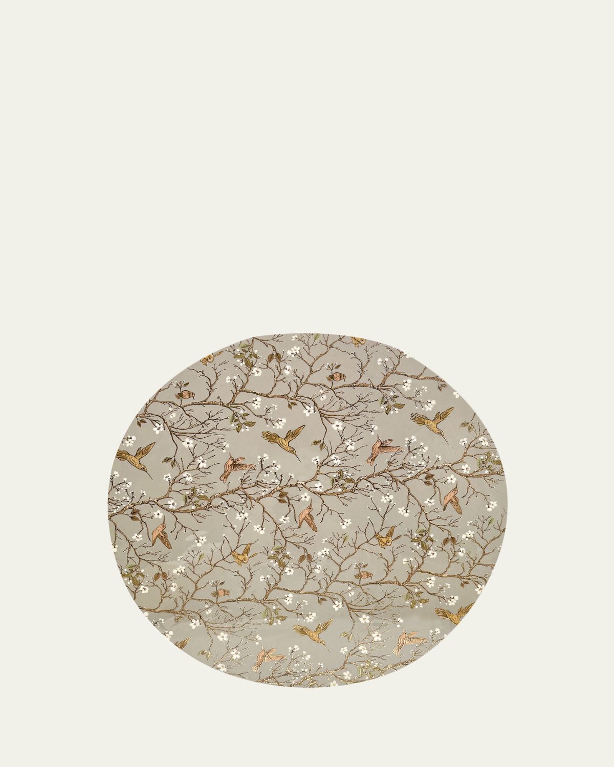 Nomi K Elegant Hummingbird Lacquered Placemat