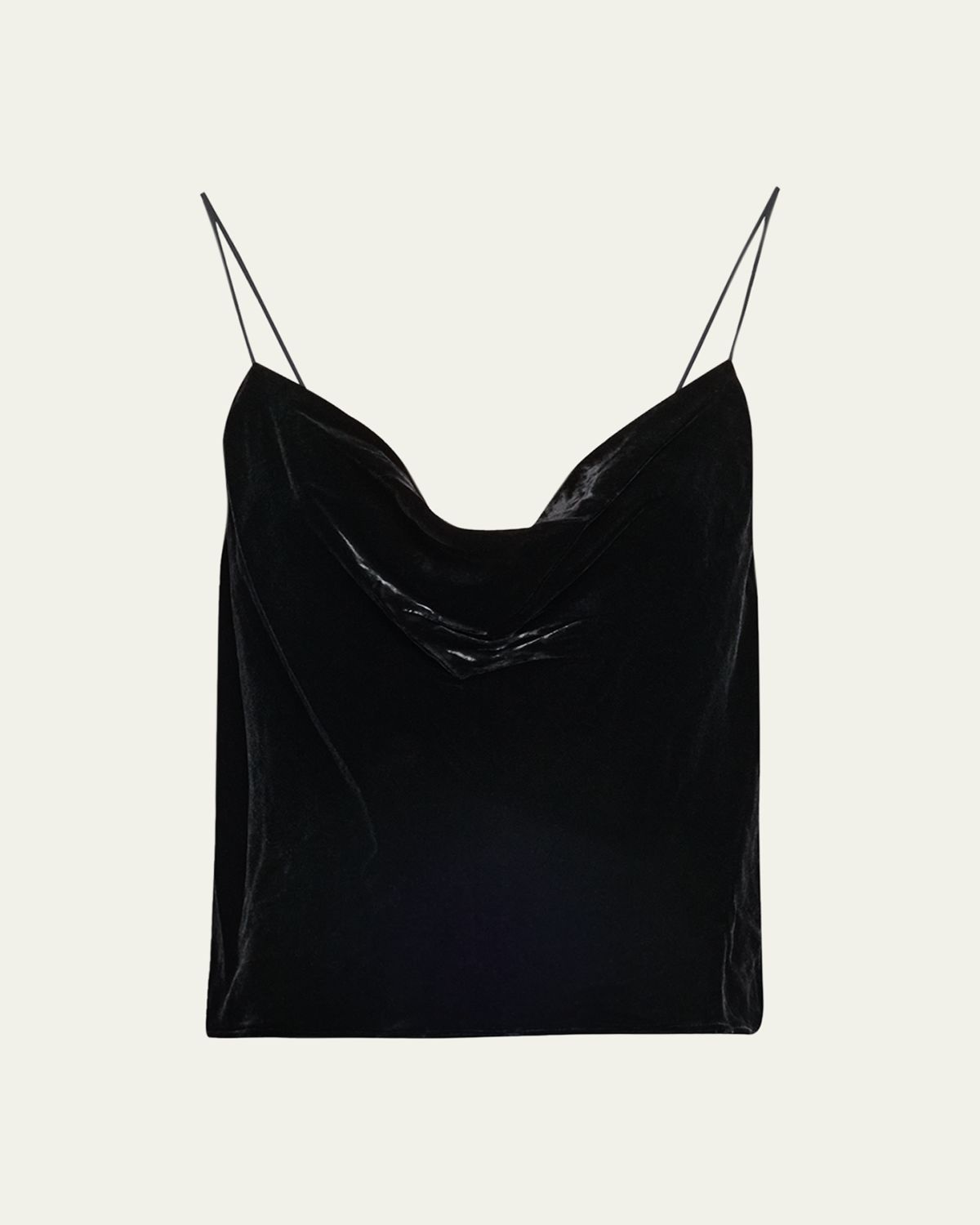 L 'Agence Calista Cowl-Neck Silk Camisole