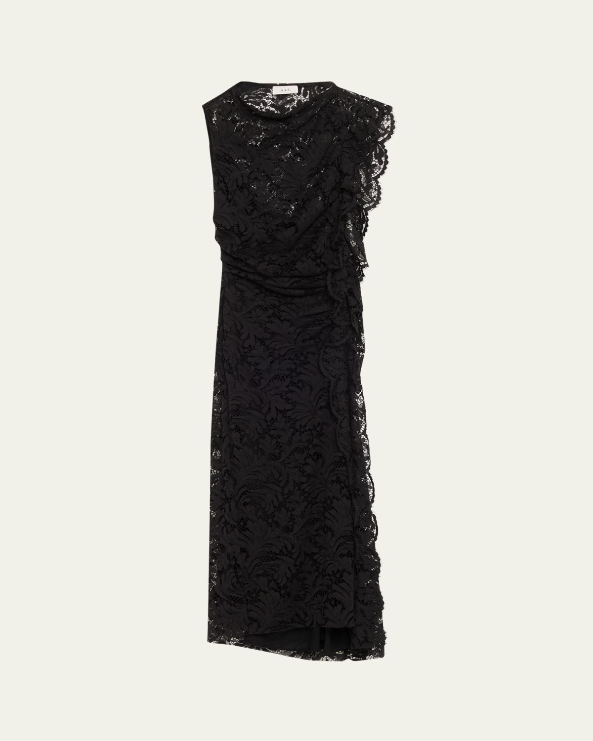 A.L.C. Astrid Draped Lace Dress