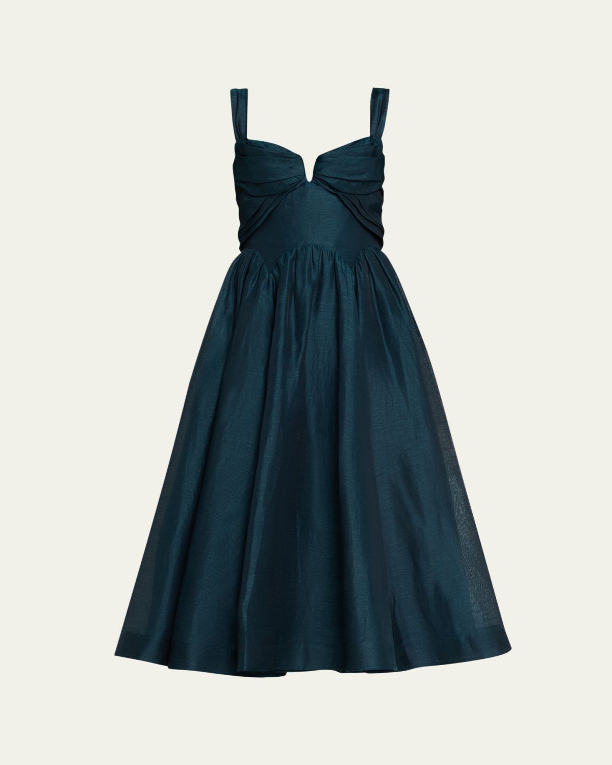 Zimmermann Rebellion Drape Midi Dress