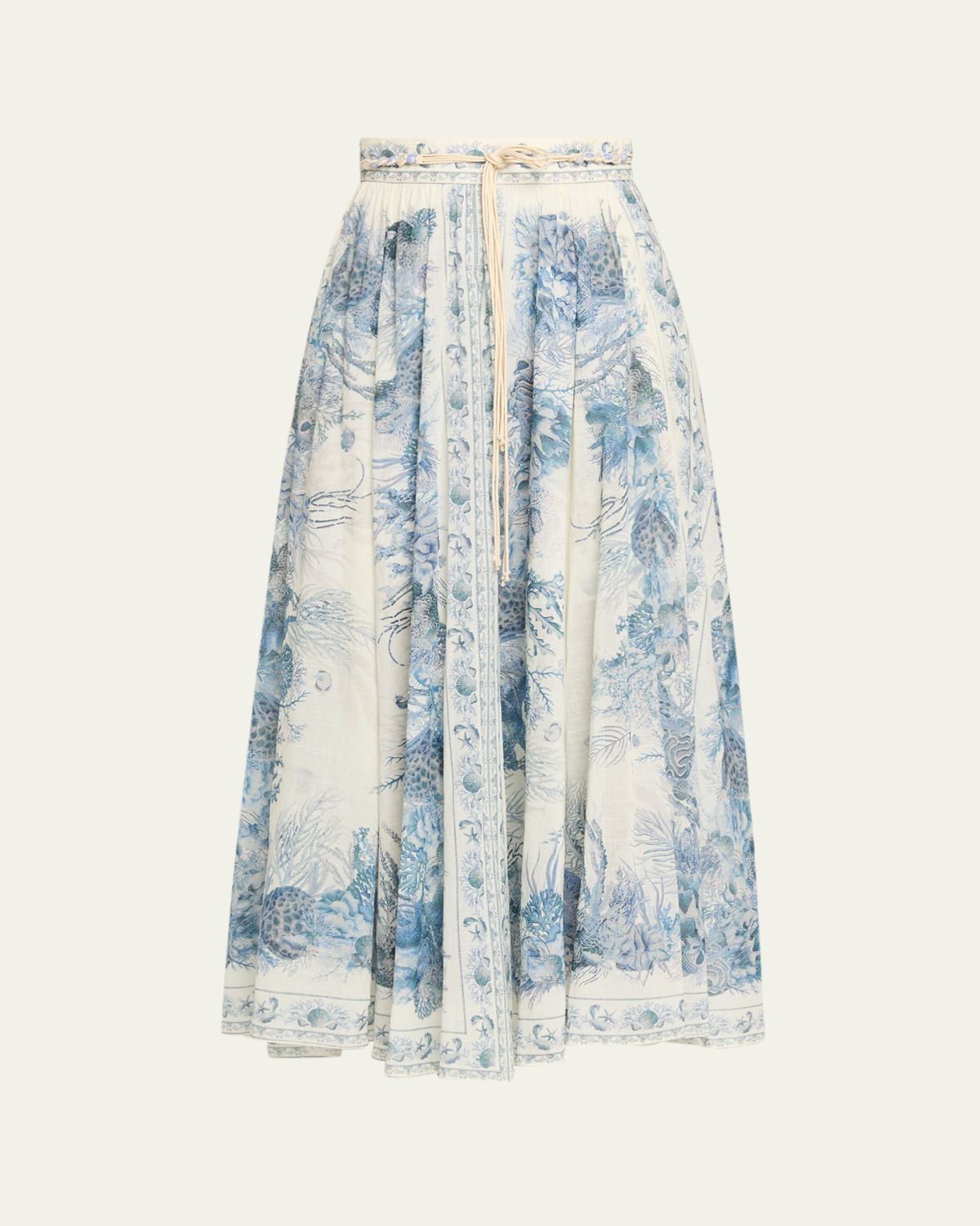 Zimmermann Wanderlust A-Line Maxi Skirt