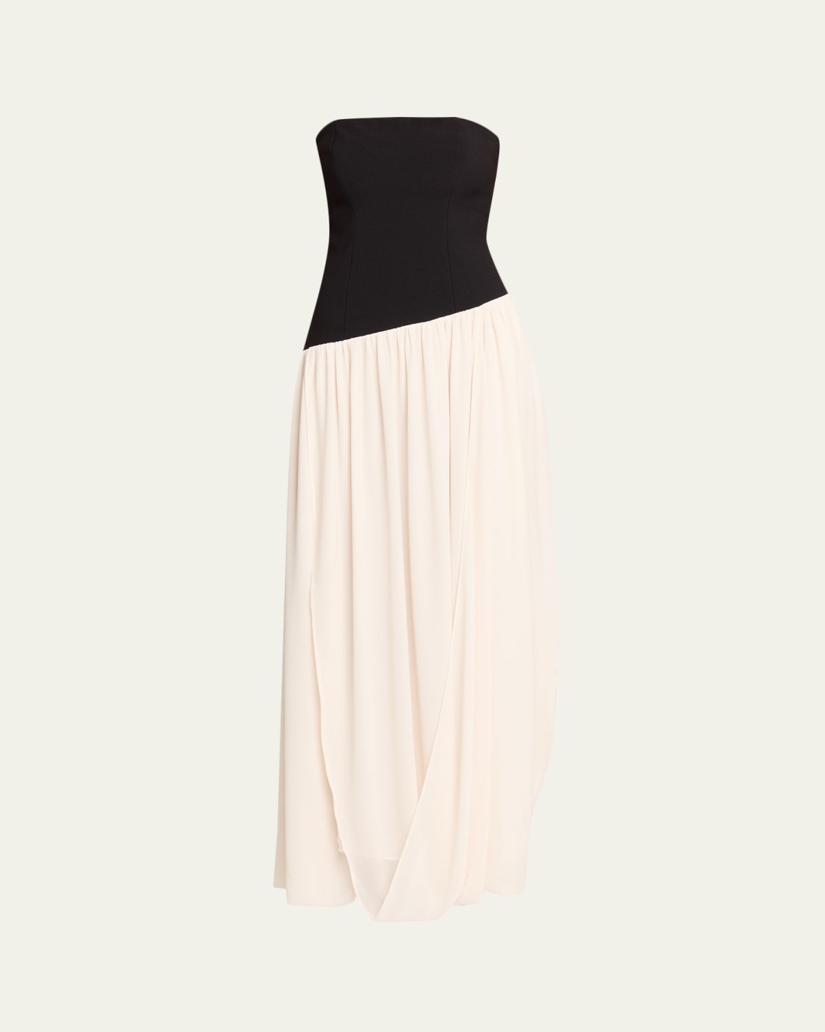 Ronny Kobo Ballad Strapless Two-Tone Mixed Media Maxi Dress | Thumbnail 9 Ronny Kobo Ballad Strapless Two-Tone Mixed Media Maxi Dress | Thumbnail 9