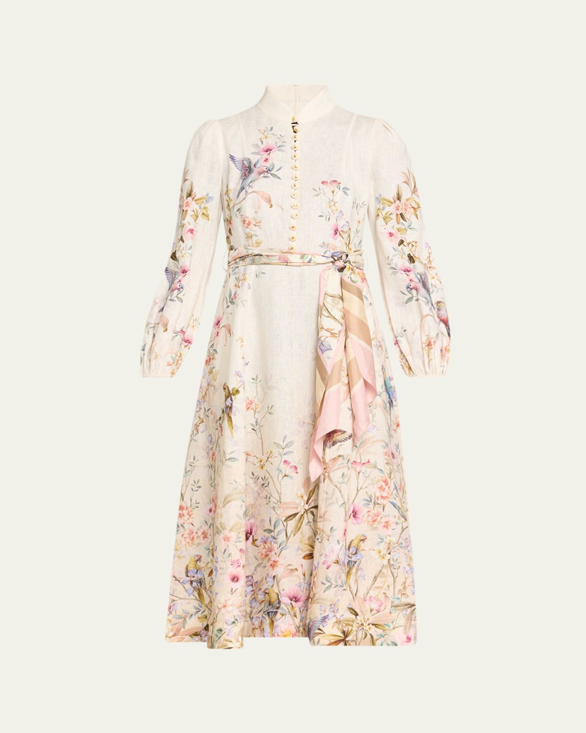 Zimmermann Rebellion Button Midi Dress