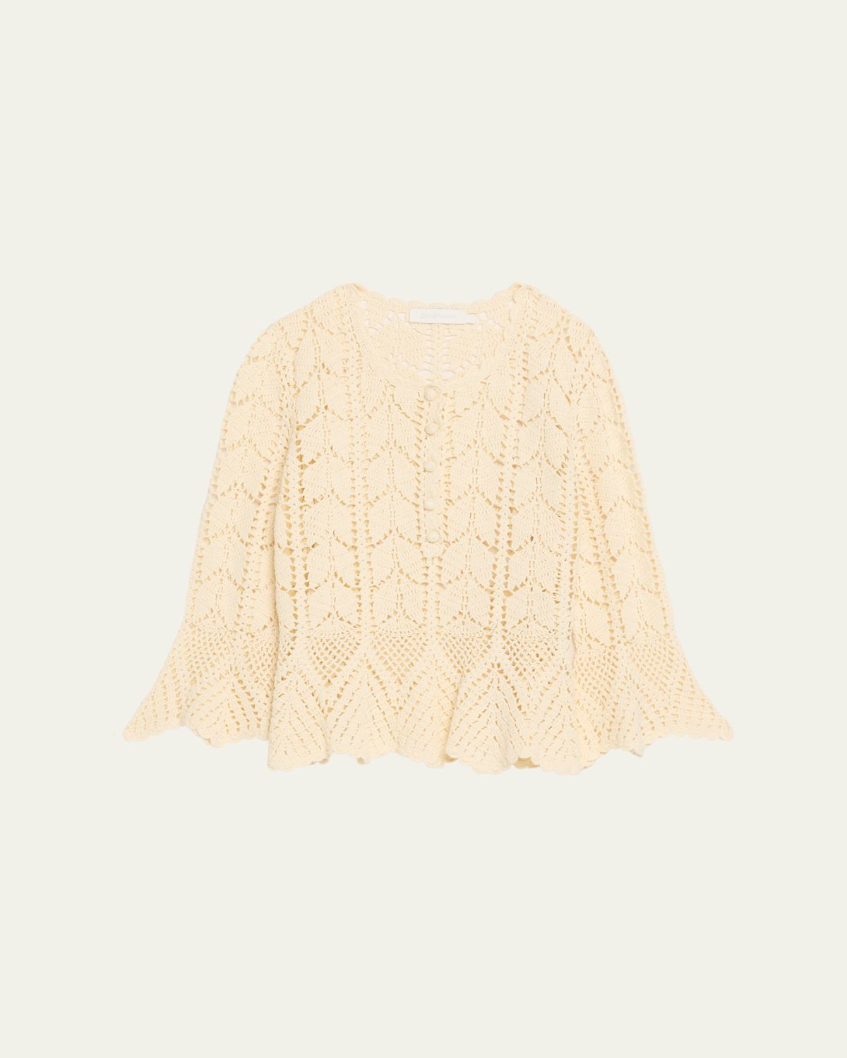 Zimmermann Awaken Lace Crochet Top