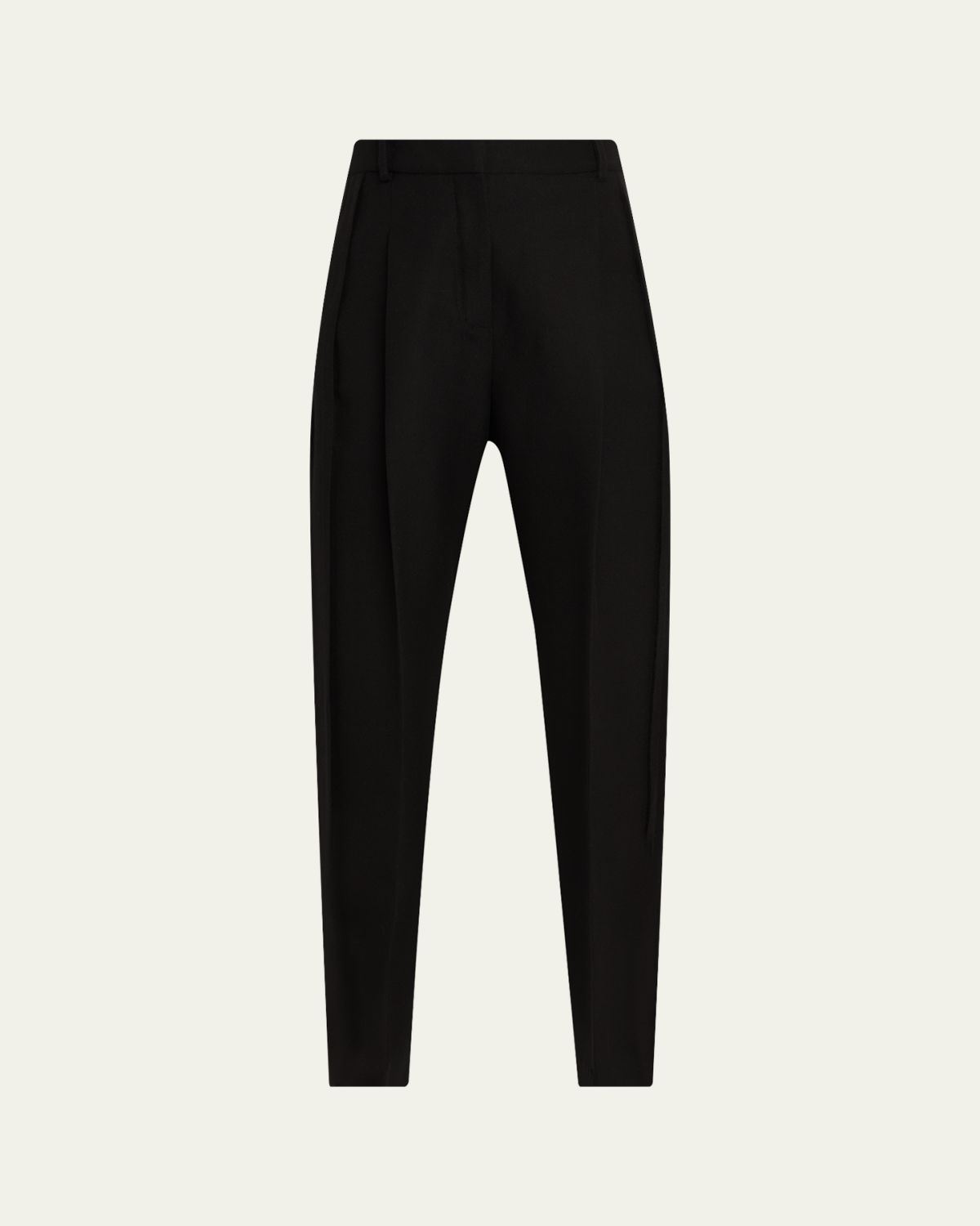 Lanvin Virgin Wool Cigarette Trousers