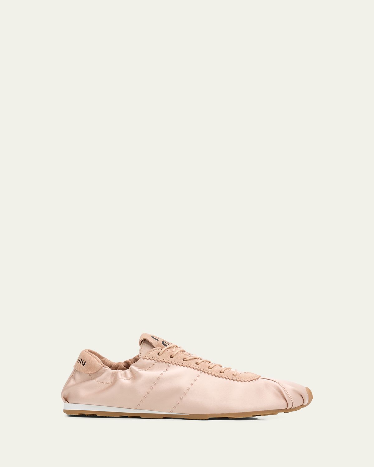 Miu Miu Satin Retro Runner Sneakers