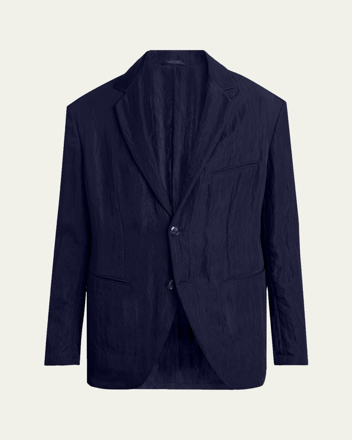 Giorgio Armani Men 's Textured Two-Button Blazer