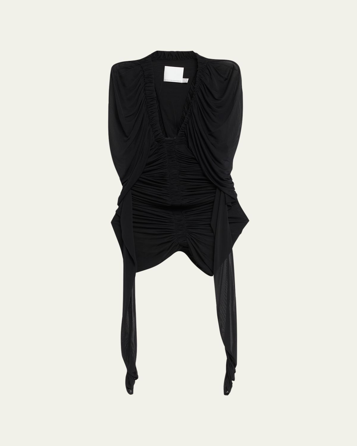 Christopher Esber Orion Pleated Mini Dress