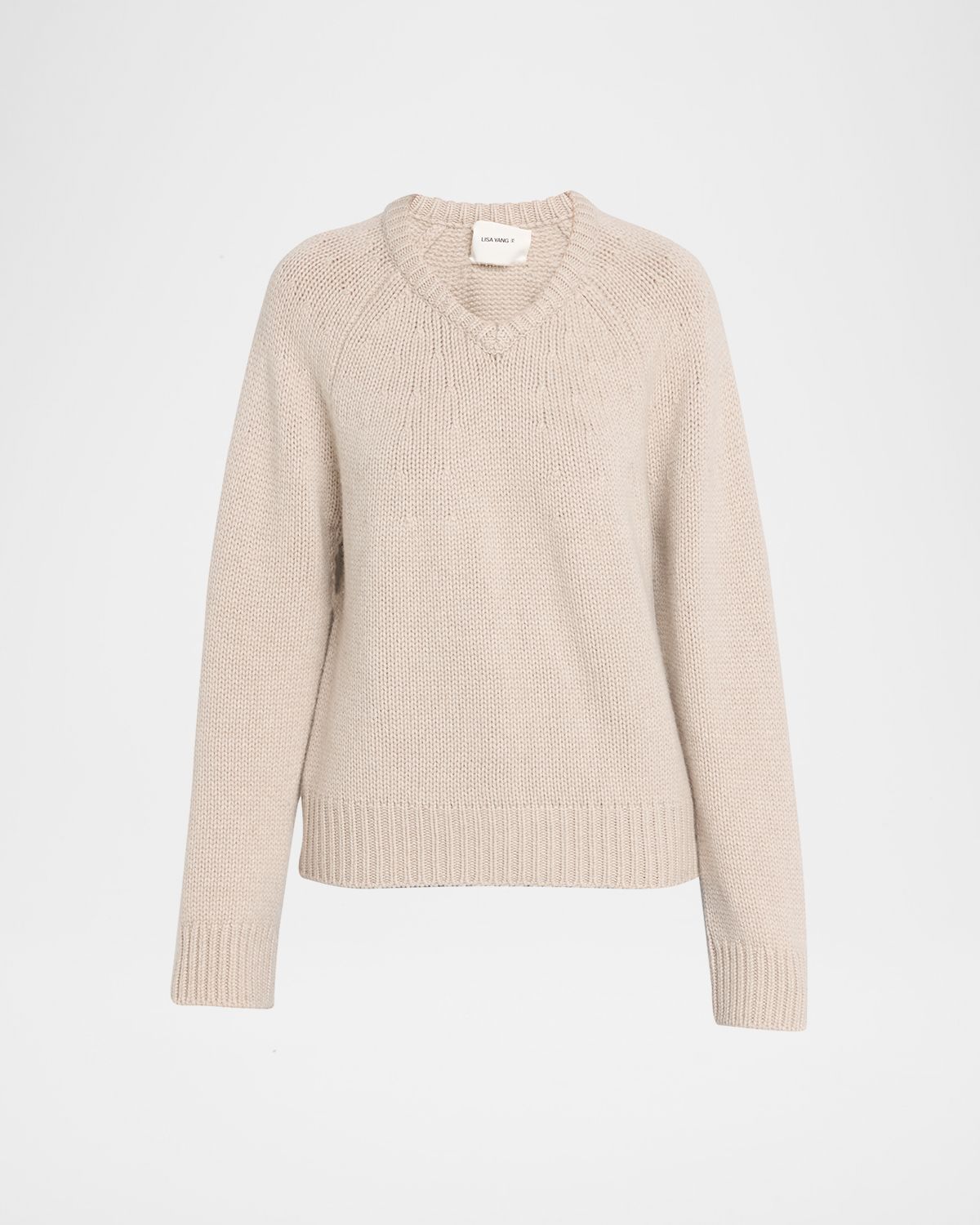 Lisa Yang Oia Cashmere V-Neck Sweater