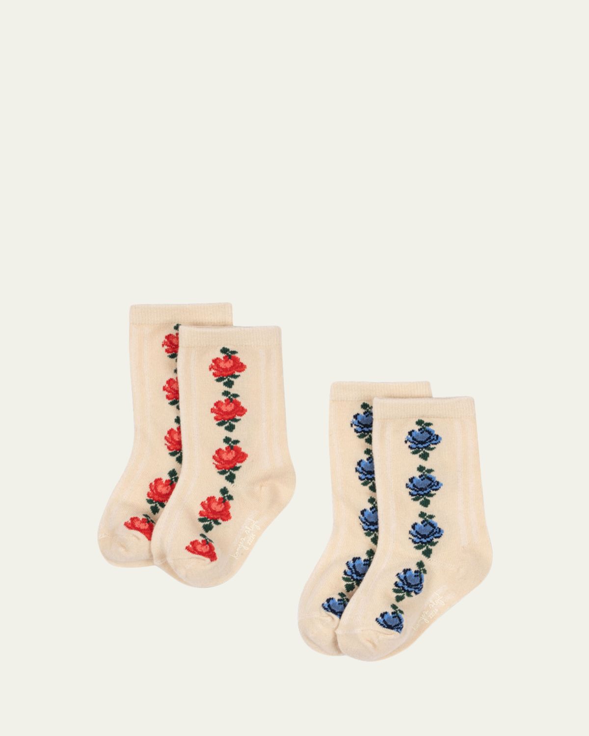 Konges Slojd Kid's 2-Pack Fine Jacquard Socks - Women's Clothing