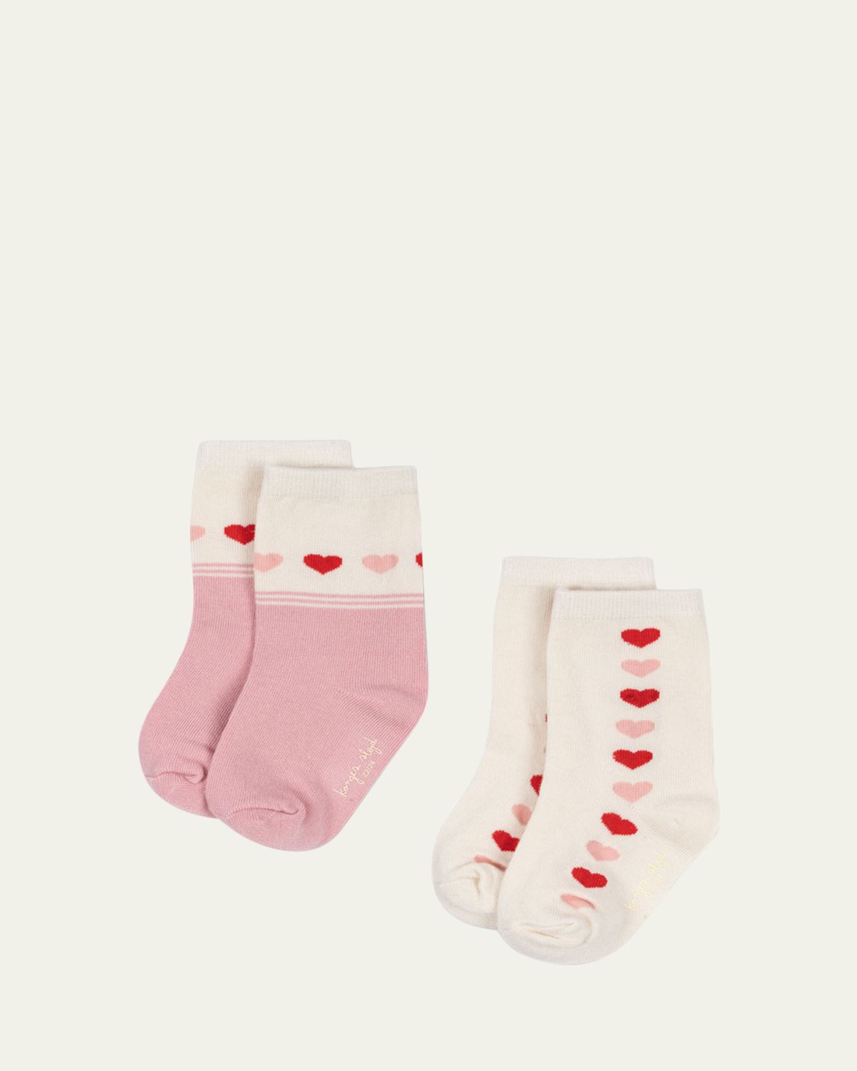 Konges Slojd Kid's 2-Pack Jacquard Socks