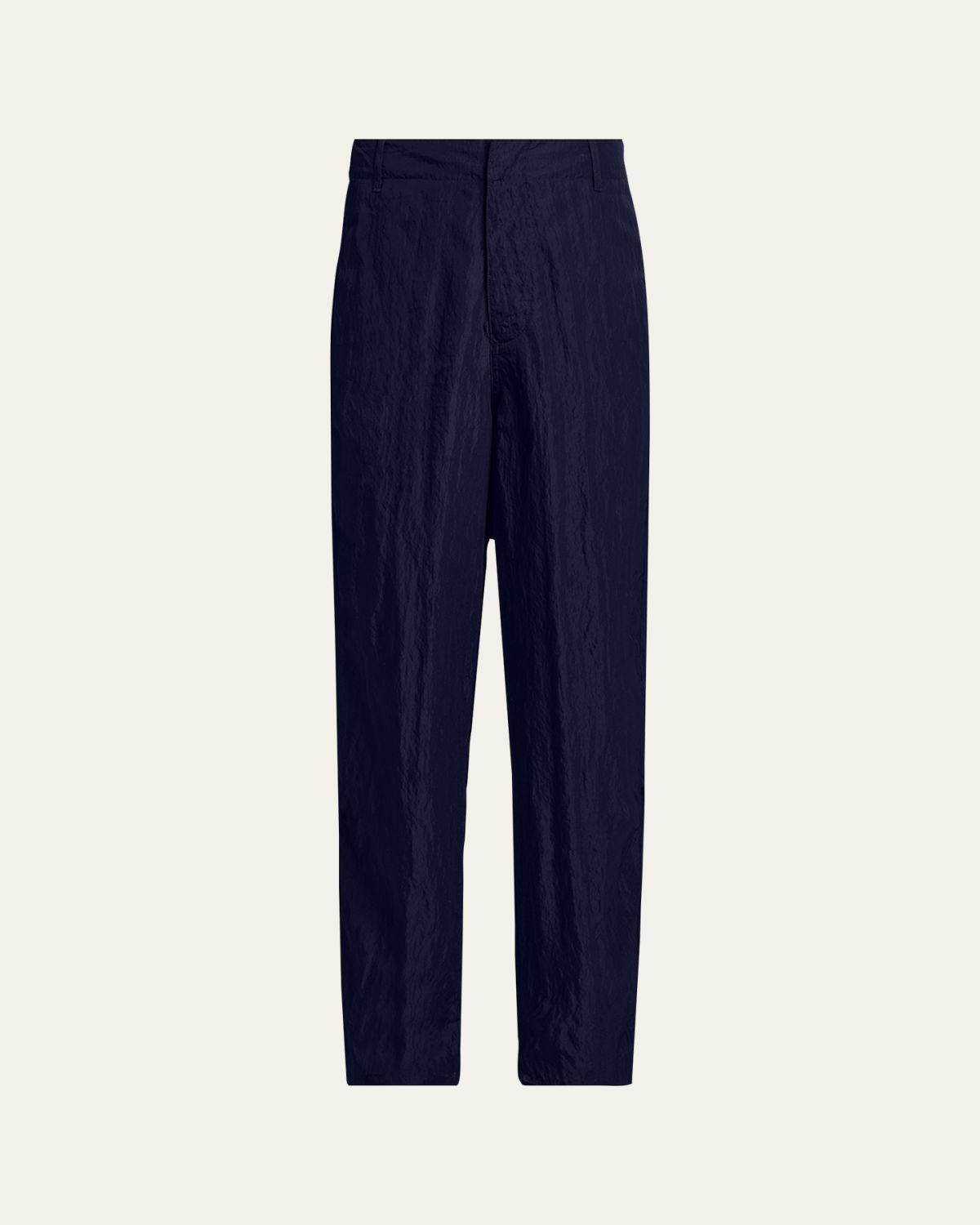 Giorgio Armani Men 's Crinkled Viscose Trousers