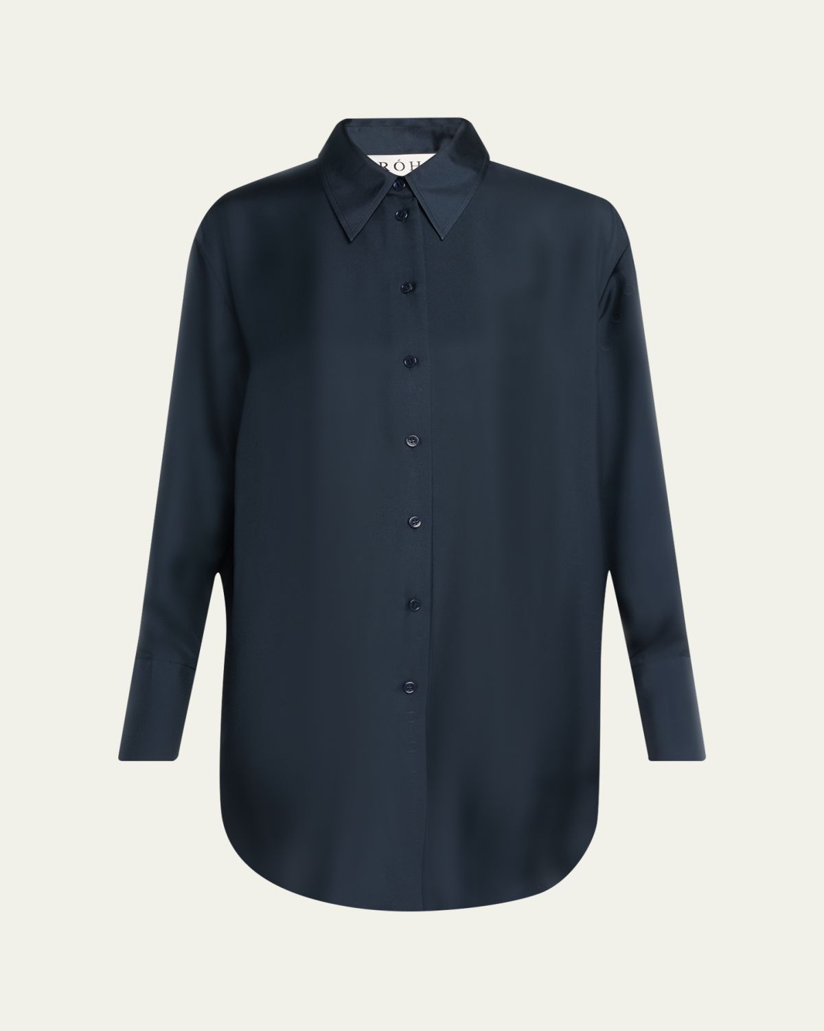 Rohe Long-Sleeve Silk Shirt