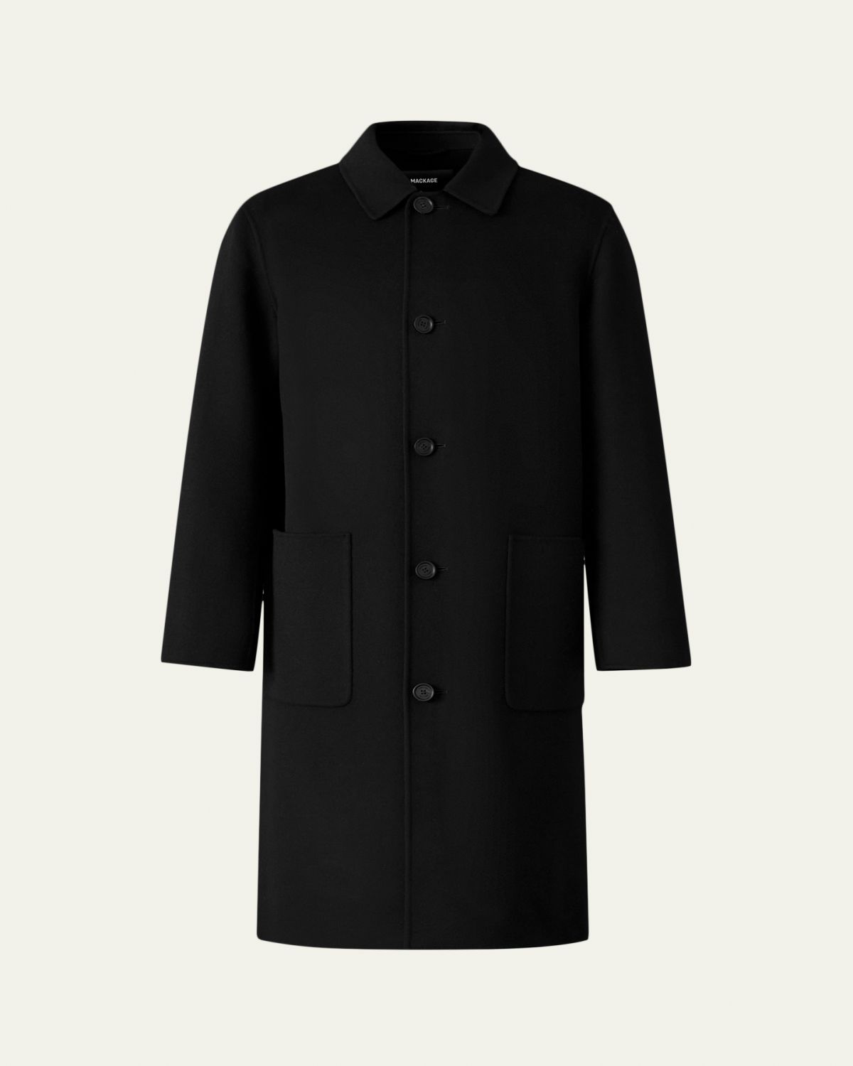 Mackage Men's Beckett Handmade Wool Overcoat