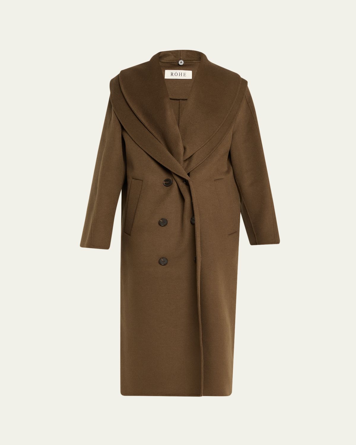 Rohe Double-Face Wool Scarf Coat