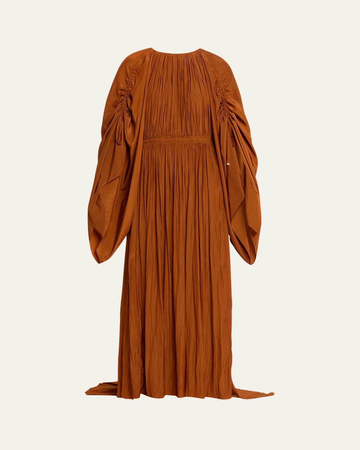 Lanvin Pleated Waisted Gown