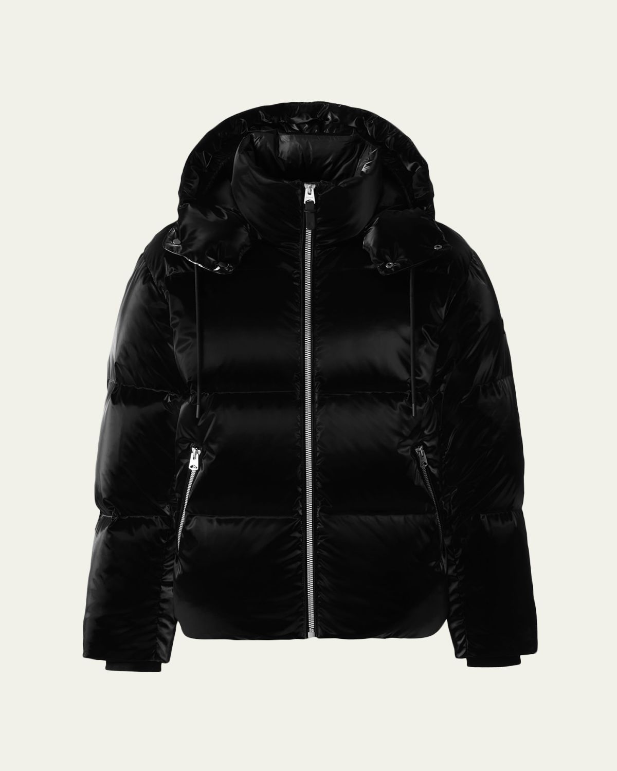 Mackage Men's Kent-Glo High-Gloss Hooded Down Jacket | Thumbnail 6 Mackage Men's Kent-Glo High-Gloss Hooded Down Jacket | Thumbnail 6