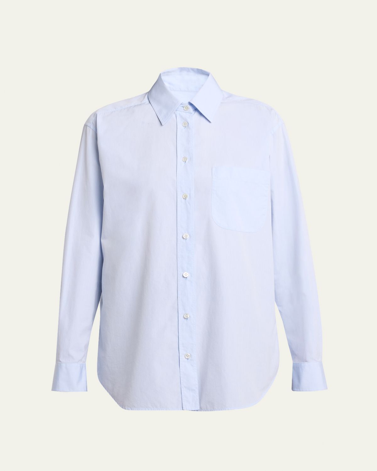 THE ROW Gavina Cotton Button-Down Shirt