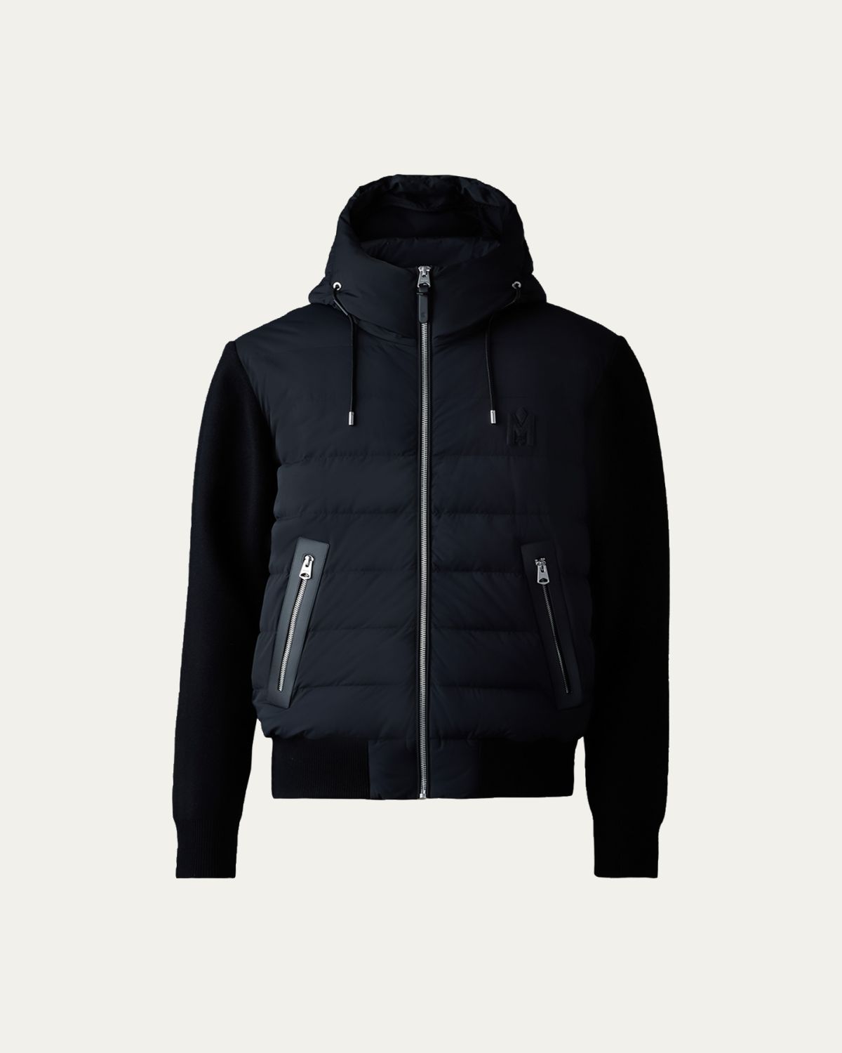 Mackage Men's Andrew-Z Mixed Media Light Down Jacket