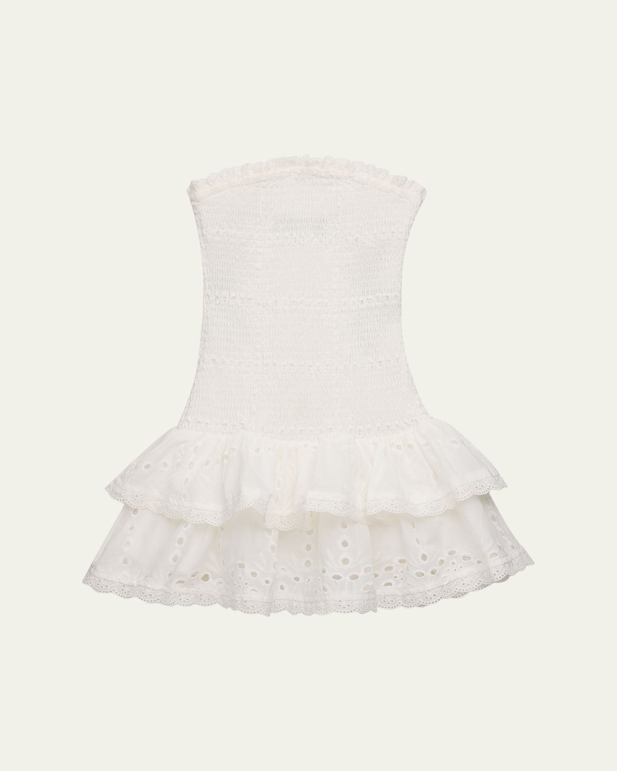 KatieJ NYC Girl 's Tween Melina Strapless Tiered Mini Dress, Size S-XL