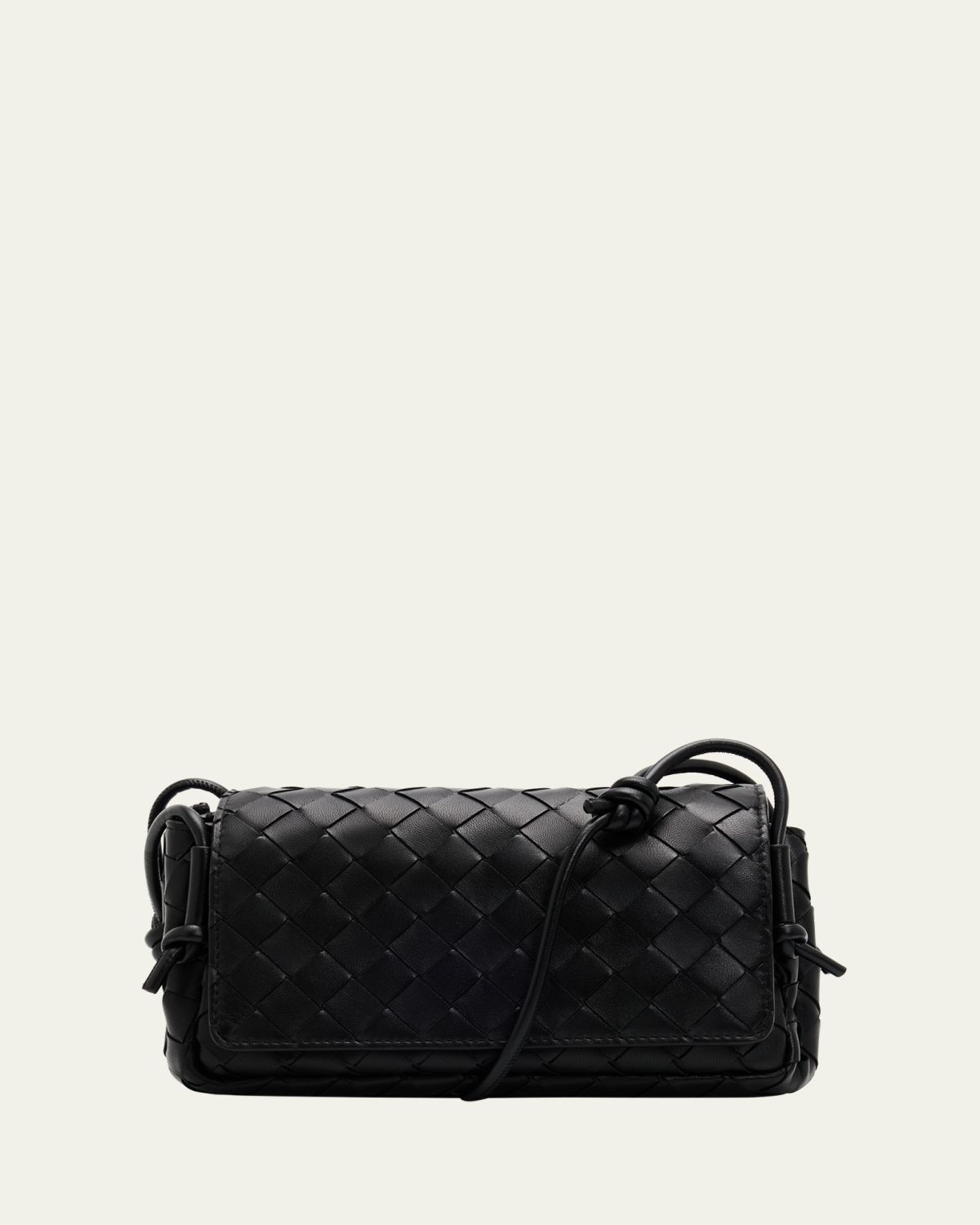 Bottega Veneta Notturno Nappa Leather Shoulder Bag