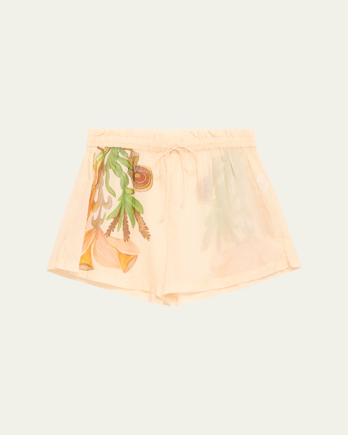 Ulla Johnson Water Blossoms Bijou Coverup Shorts
