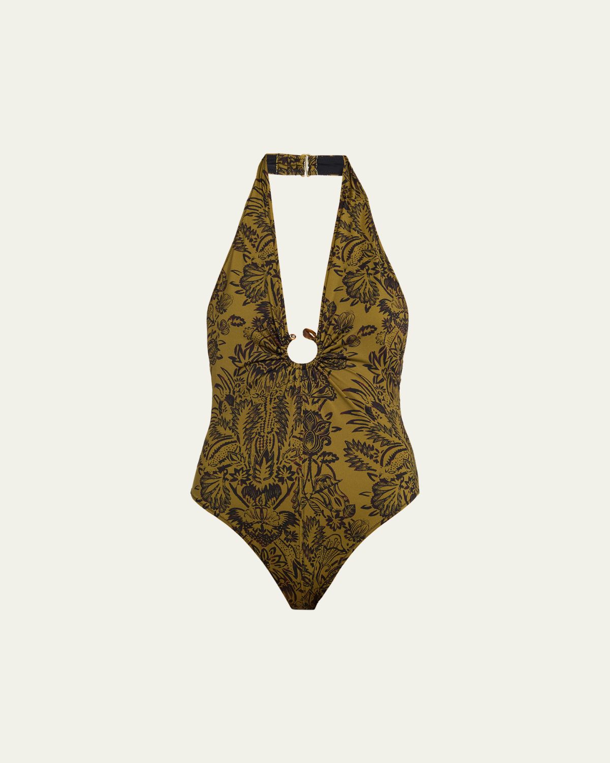 Ulla Johnson Milos Halter One-Piece Swimsuit