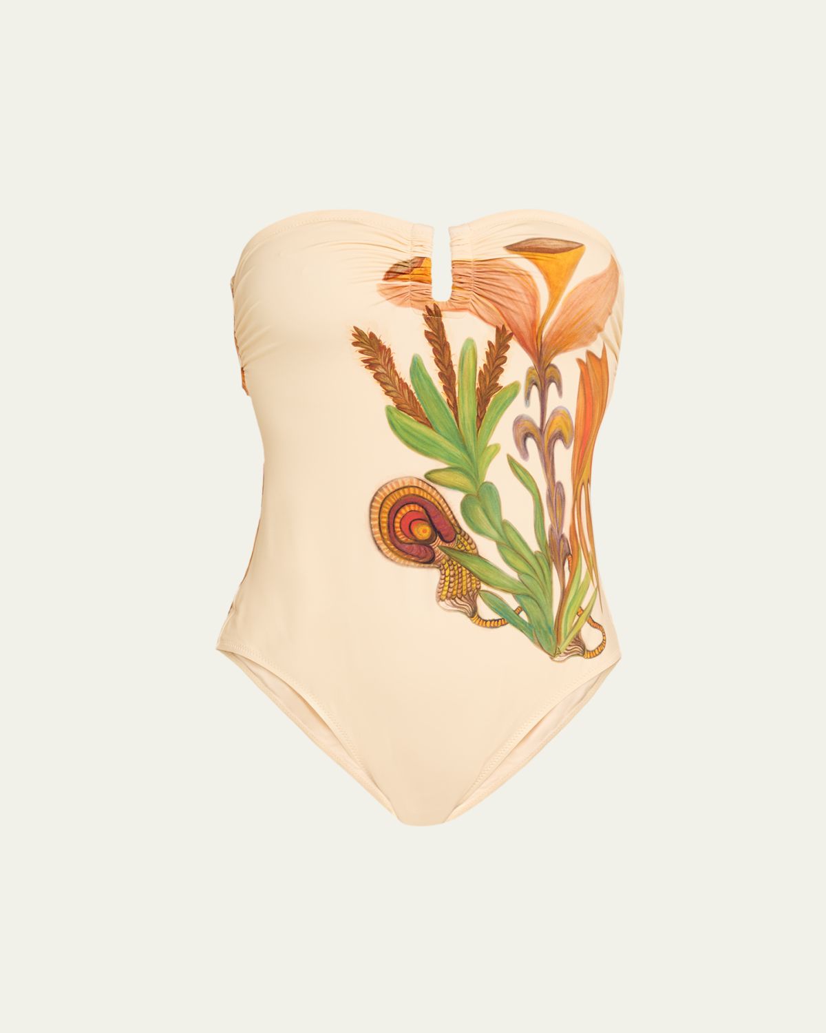 Ulla Johnson Monterey Strapless One-Piece Swimsuit