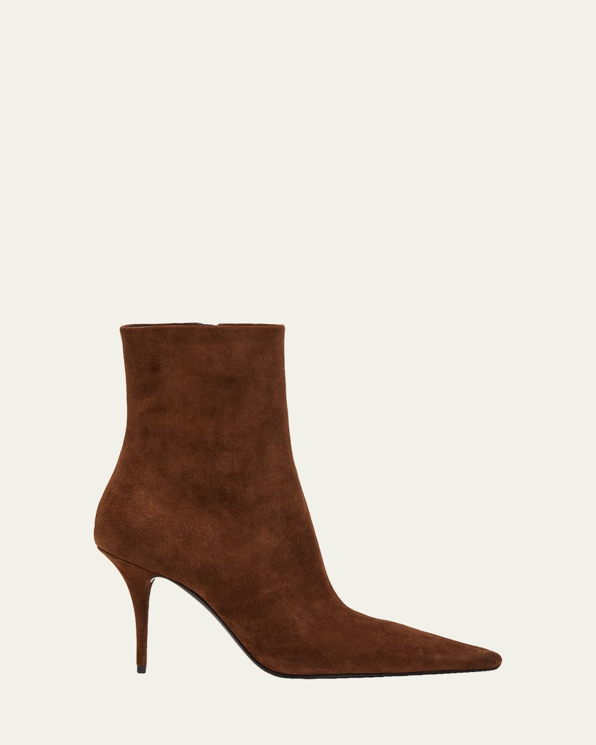 Saint Laurent 90mm Ashley Suede Ankle Booties