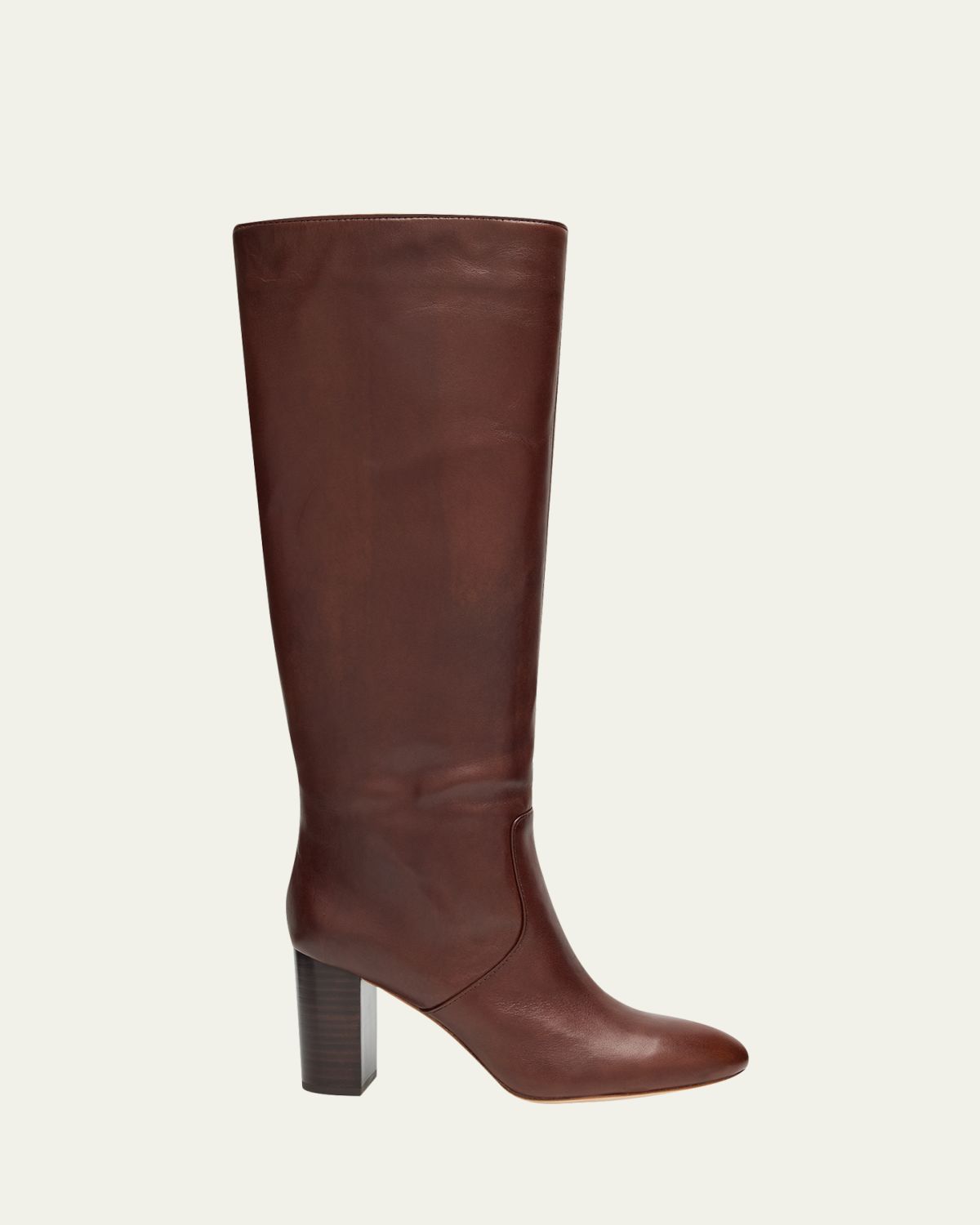 Loeffler Randall 85mm Goldy Leather Knee-High Boots