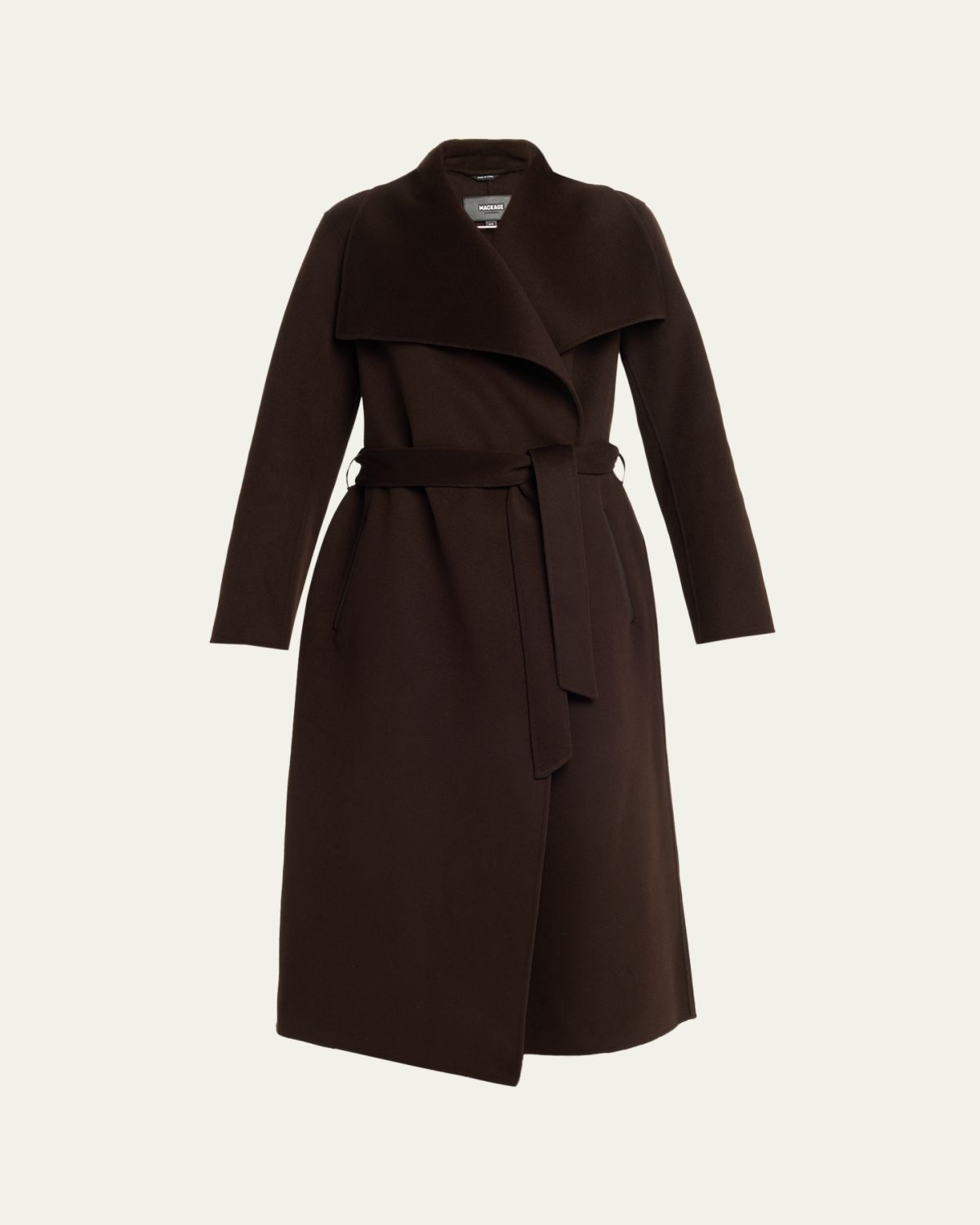 Mackage Mai Wool Belted Wrap Coat