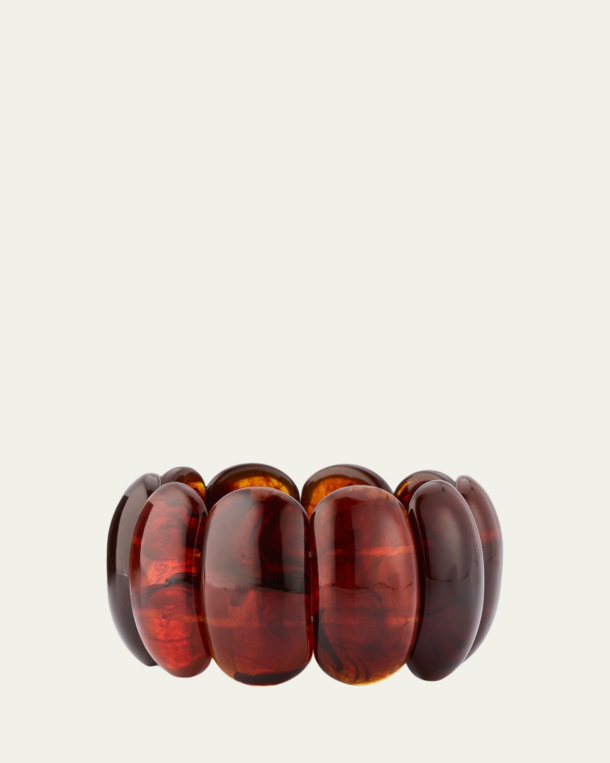 Ben-Amun Resin Tortoiseshell Stretch Bracelet
