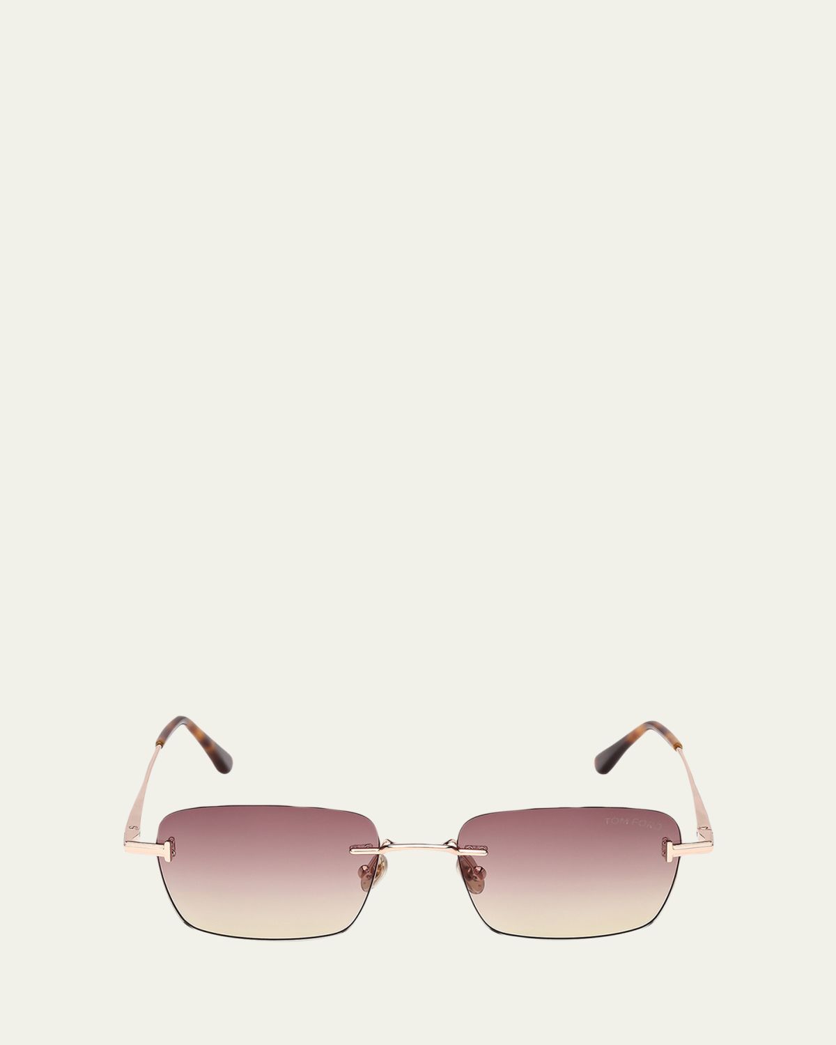 TOM FORD Jake 54mm Rectangular Sunglasses | Thumbnail 6