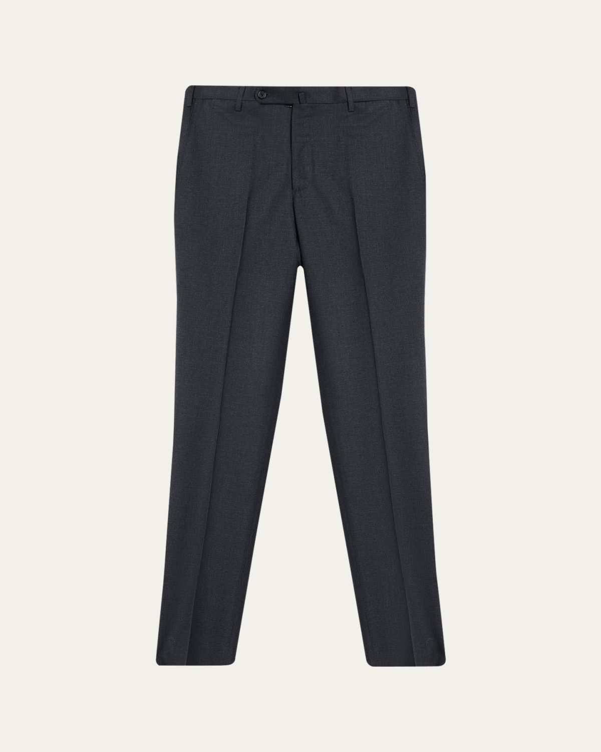 Incotex Men 's Micro-Houndstooth Wool and Cashmere Trousers